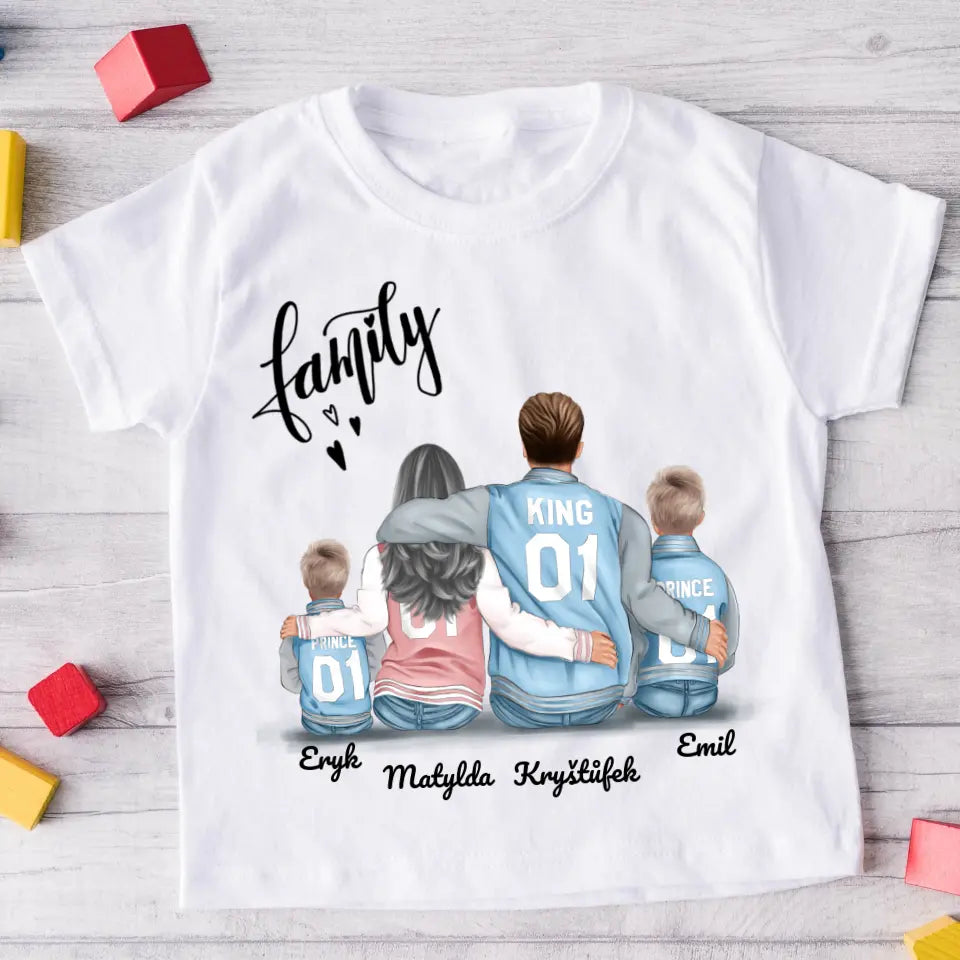 Tričká s potlačou -  2 dospelé osoby + 2 detí #10