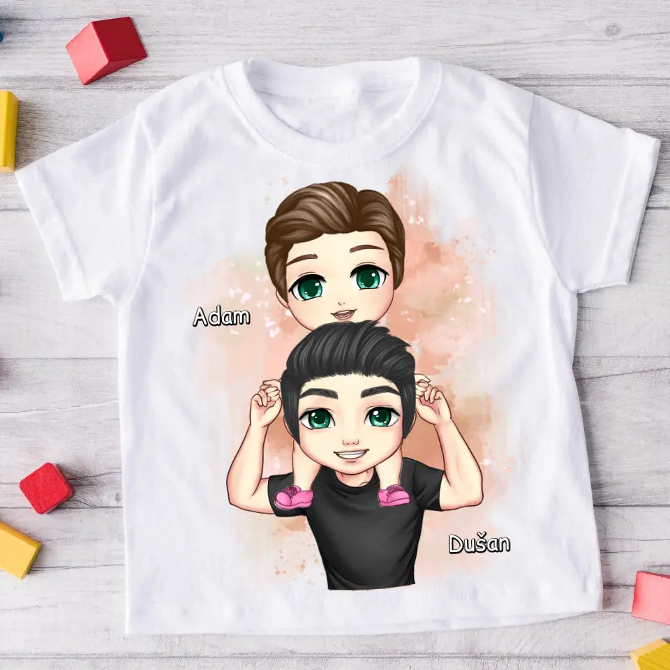 Tričká s potlačou pre otca + syn #11