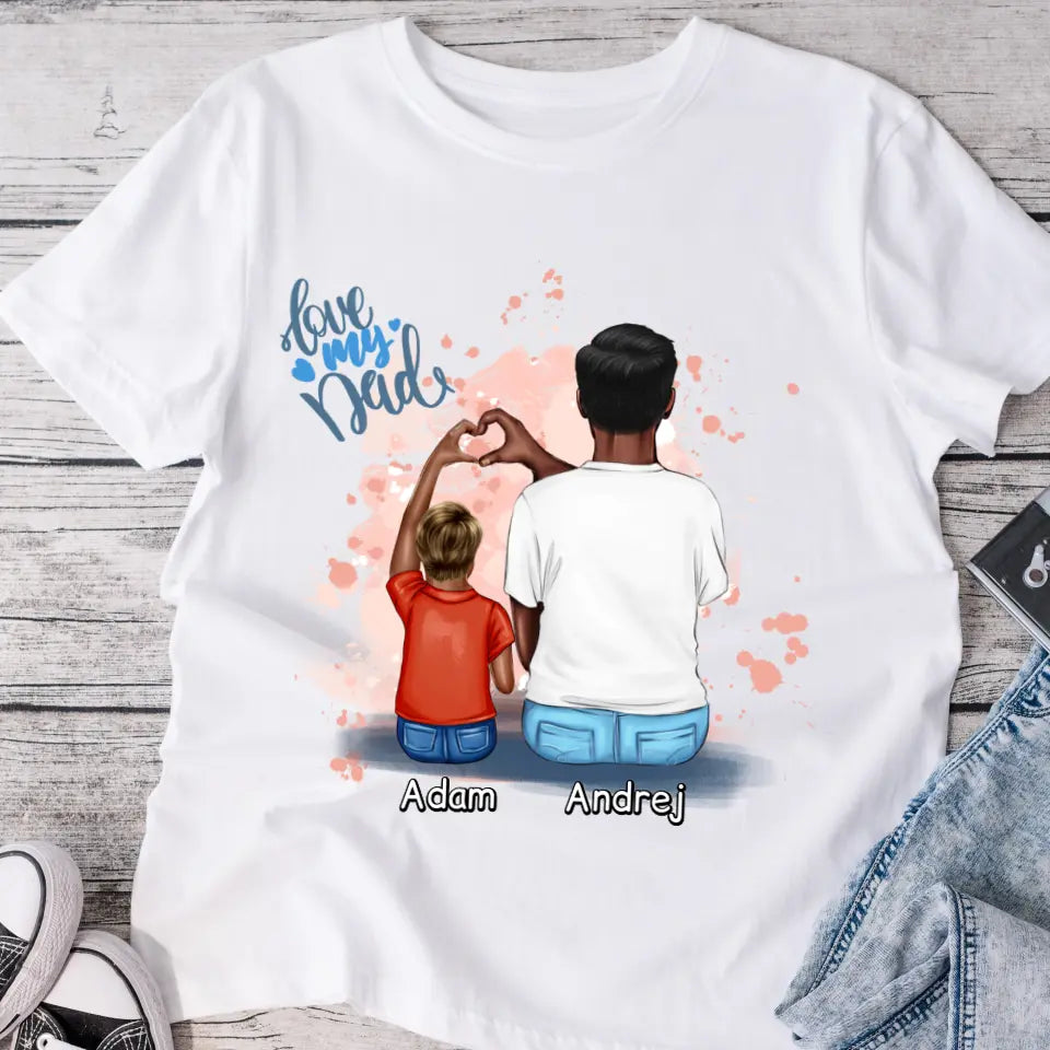 Tričká s potlačou pre otca + syn #18