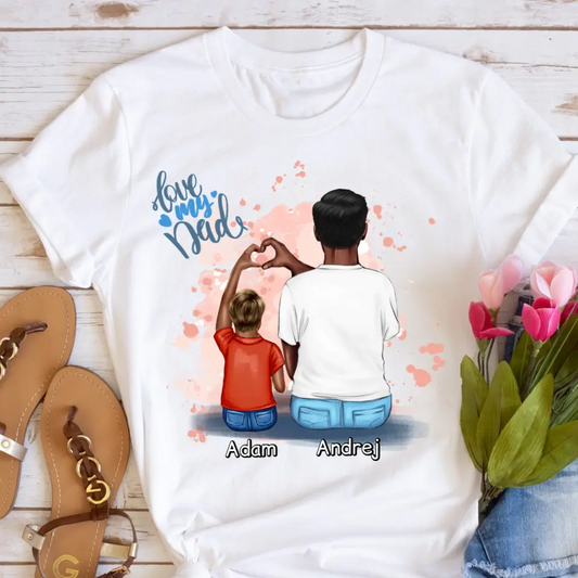 Tričká s potlačou pre otca + syn #18