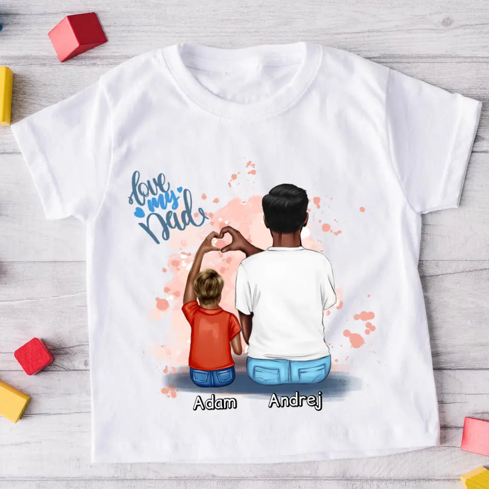 Tričká s potlačou pre otca + syn #18