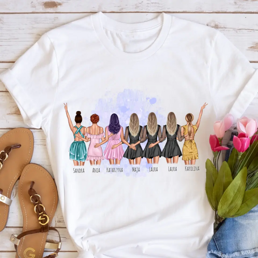 Tričká s potlačou pre priateľky max. 2-8 osoby #20