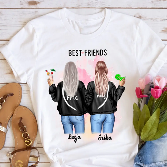 Tričká s potlačou pre priateľky 2 osoby #23