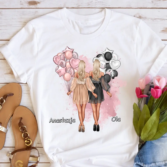 Tričká s potlačou pre priateľky 2 osoby #24