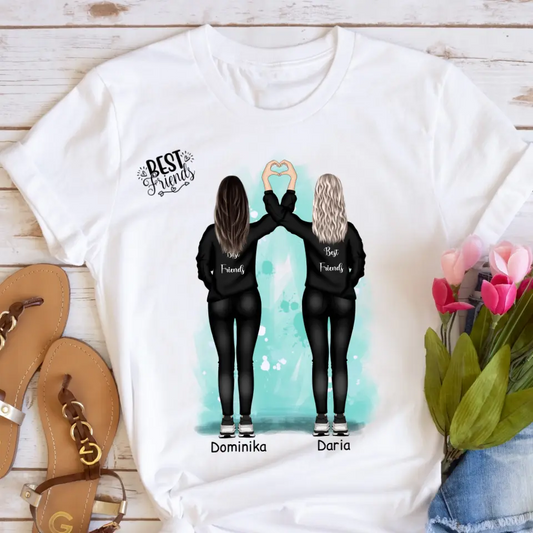 Tričká s potlačou pre priateľky 2 osoby #26