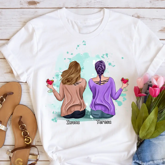 Tričká s potlačou pre priateľky 2 osoby #30