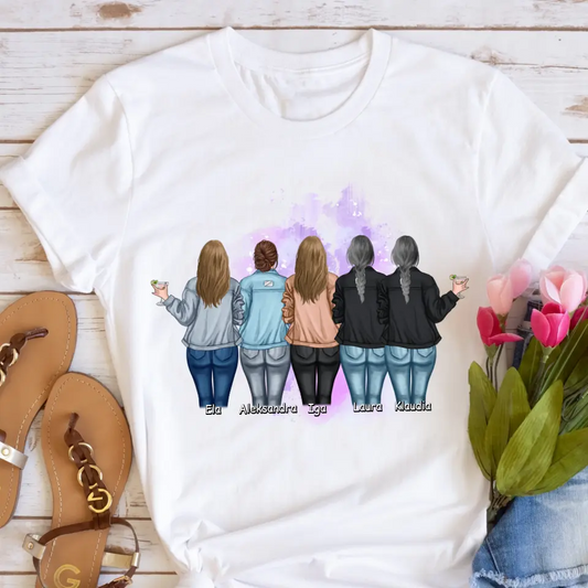 Tričká s potlačou pre priateľky max. 2-5 osoby #31