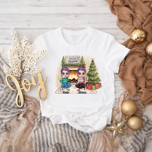 Tričká s potlačou pre priateľky - Vianoce #4