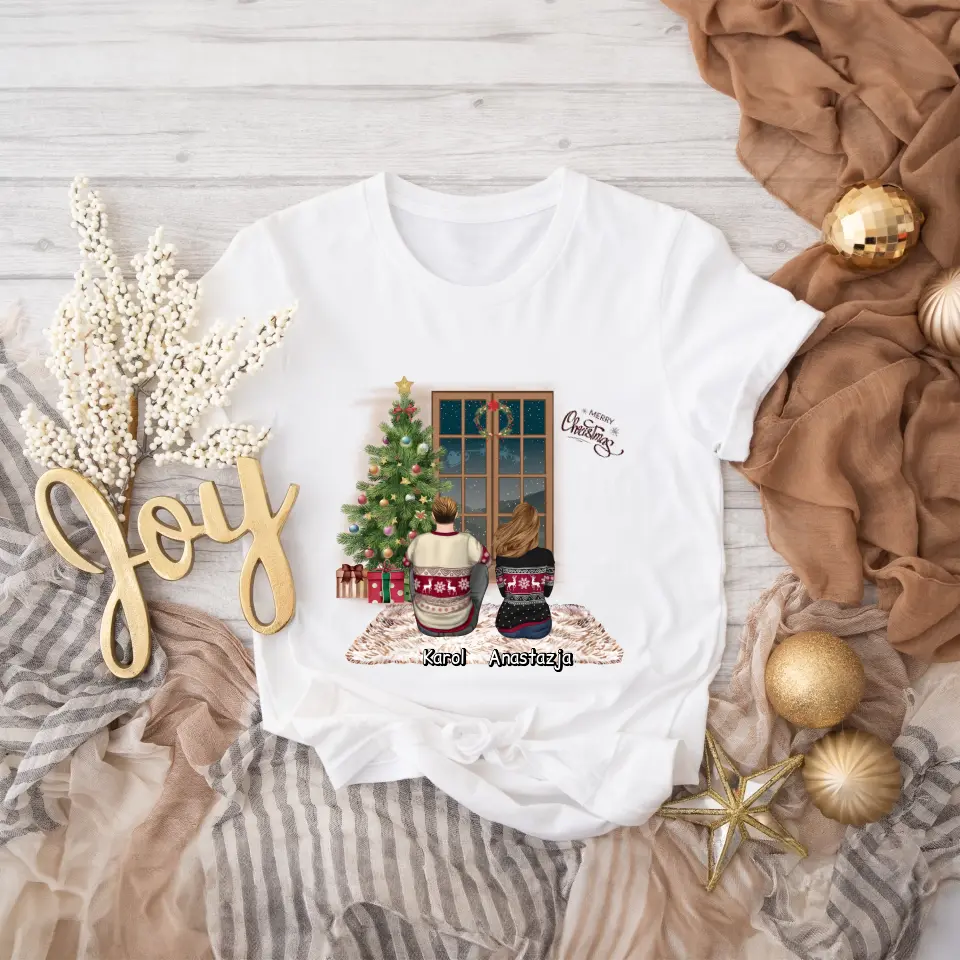 Tričká s potlačou pre páry - Vianoce #9