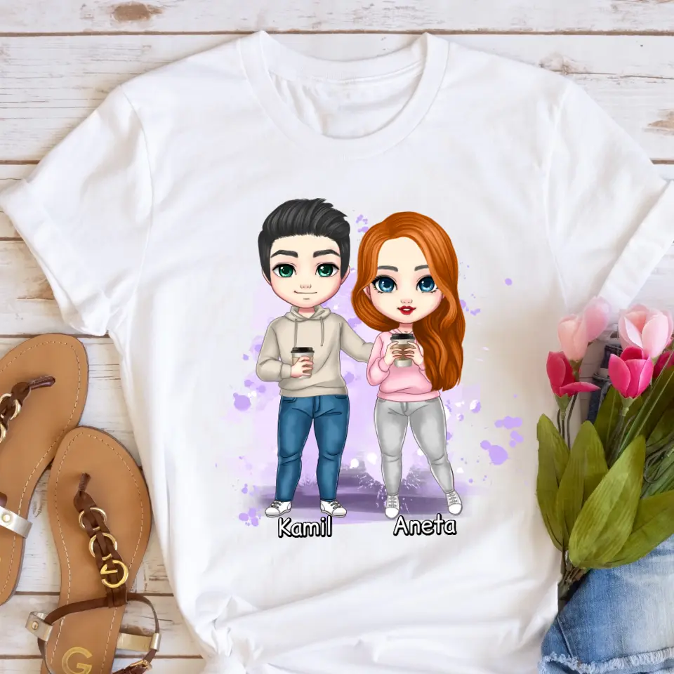 Tričká s potlačou pre páry #4