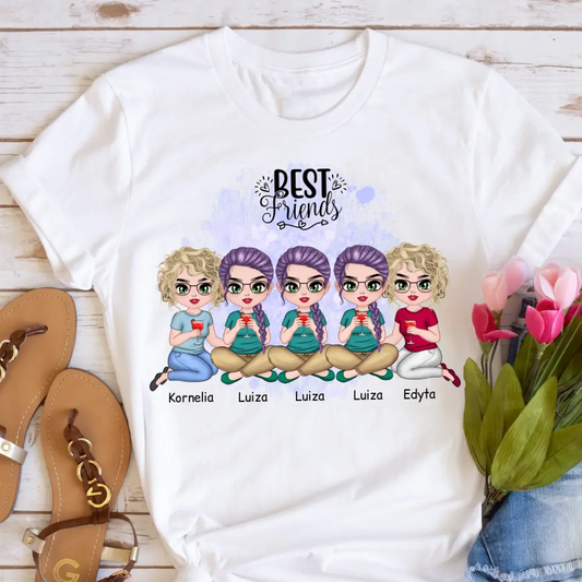 Tričká s potlačou pre priateľky max. 1-5 osoby #35