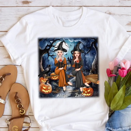 Tričká s potlačou pre priateľky na Halloween #4