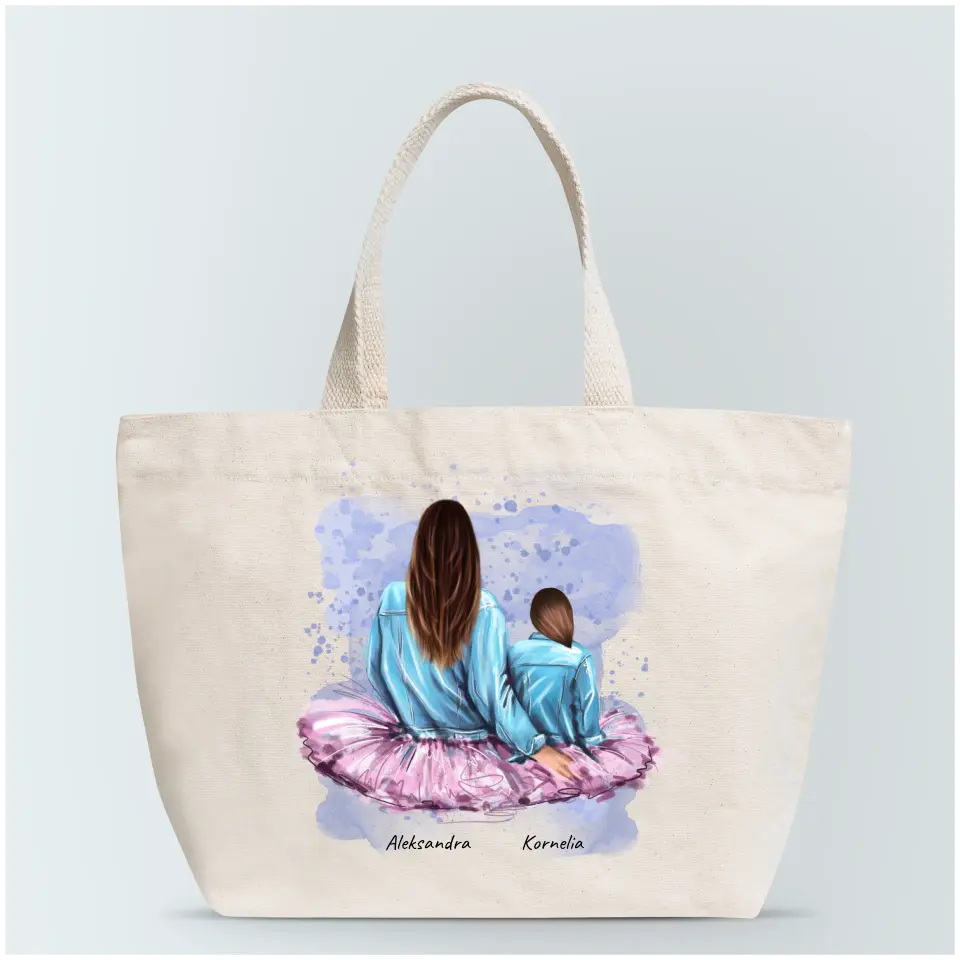 Personalizovaná rodinná taška - mama s dcérou #5