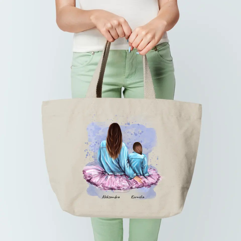 Personalizovaná rodinná taška - mama s dcérou #5