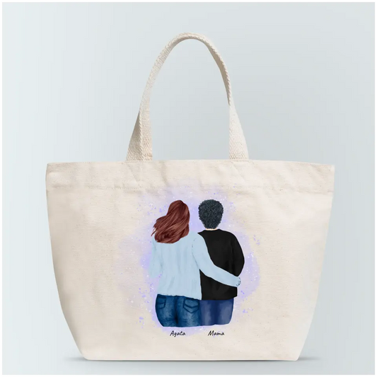 Personalizovaná rodinná taška - mama s dcérou #6