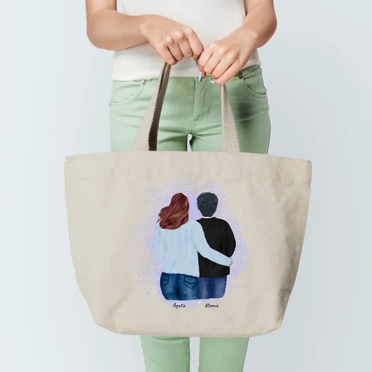 Personalizovaná rodinná taška - mama s dcérou #6