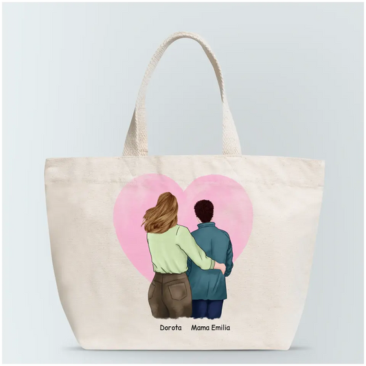 Personalizovaná rodinná taška - mama s dcérou #7
