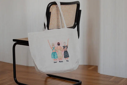 Personalizovaná rodinná taška - mama s dcérou #134