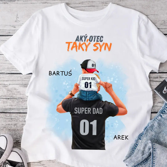 Tričká s potlačou pre otca + syn #5