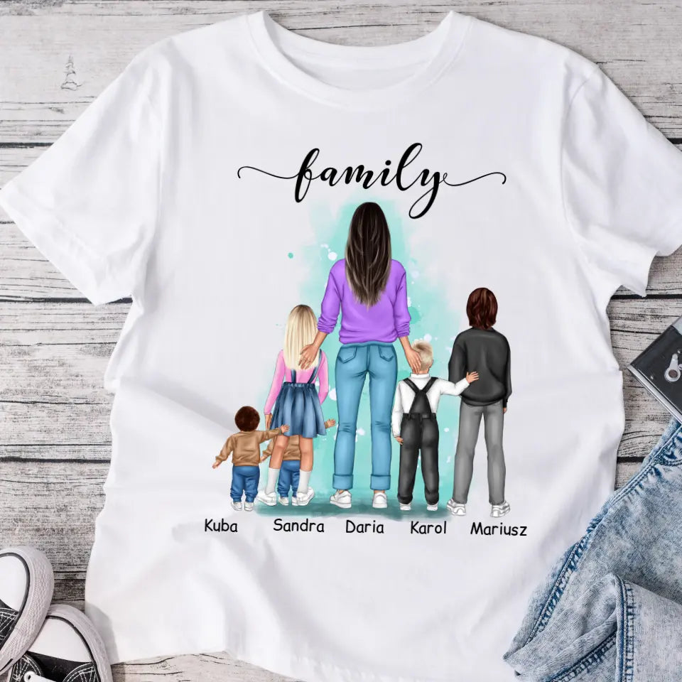 Tričká s potlačou -  mama + max 1-4 detí #13