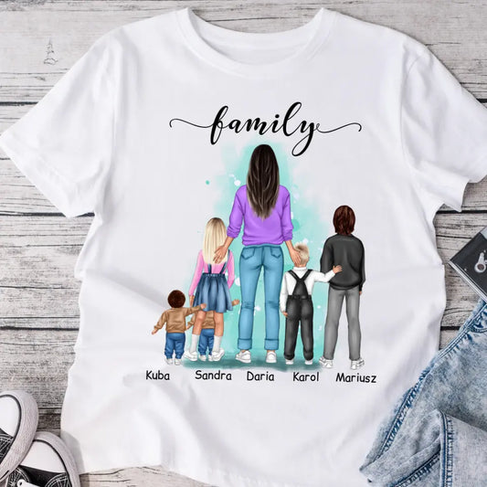 Tričká s potlačou -  mama + max 1-4 detí #13