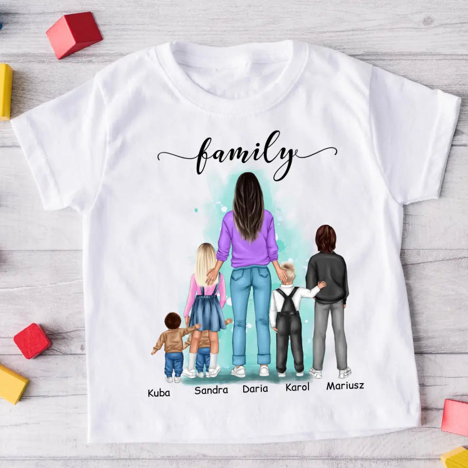Tričká s potlačou -  mama + max 1-4 detí #13