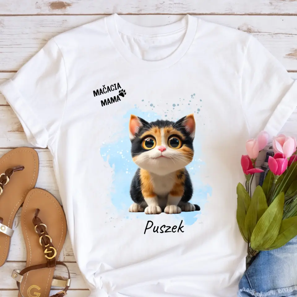 Tričko s potlačou - Mačacia mama / Mačací otec #5516