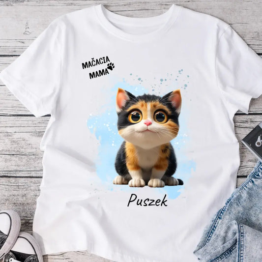 Tričko s potlačou - Mačacia mama / Mačací otec #5516