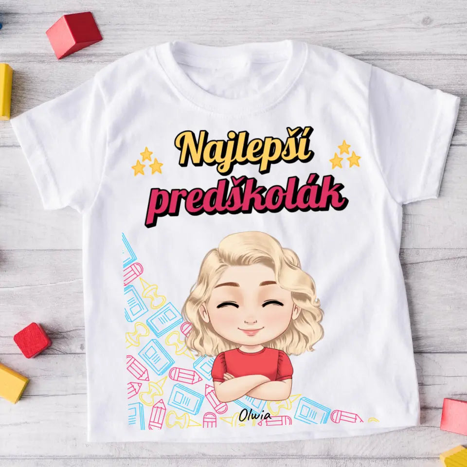 Tričko personalizované pre predškolákov #52