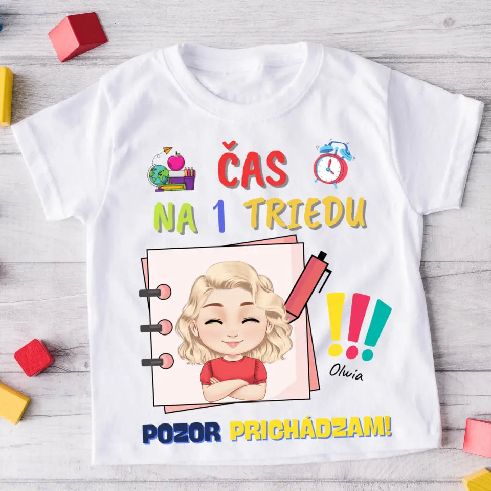 Tričko personalizované pre dieťa - škola #552