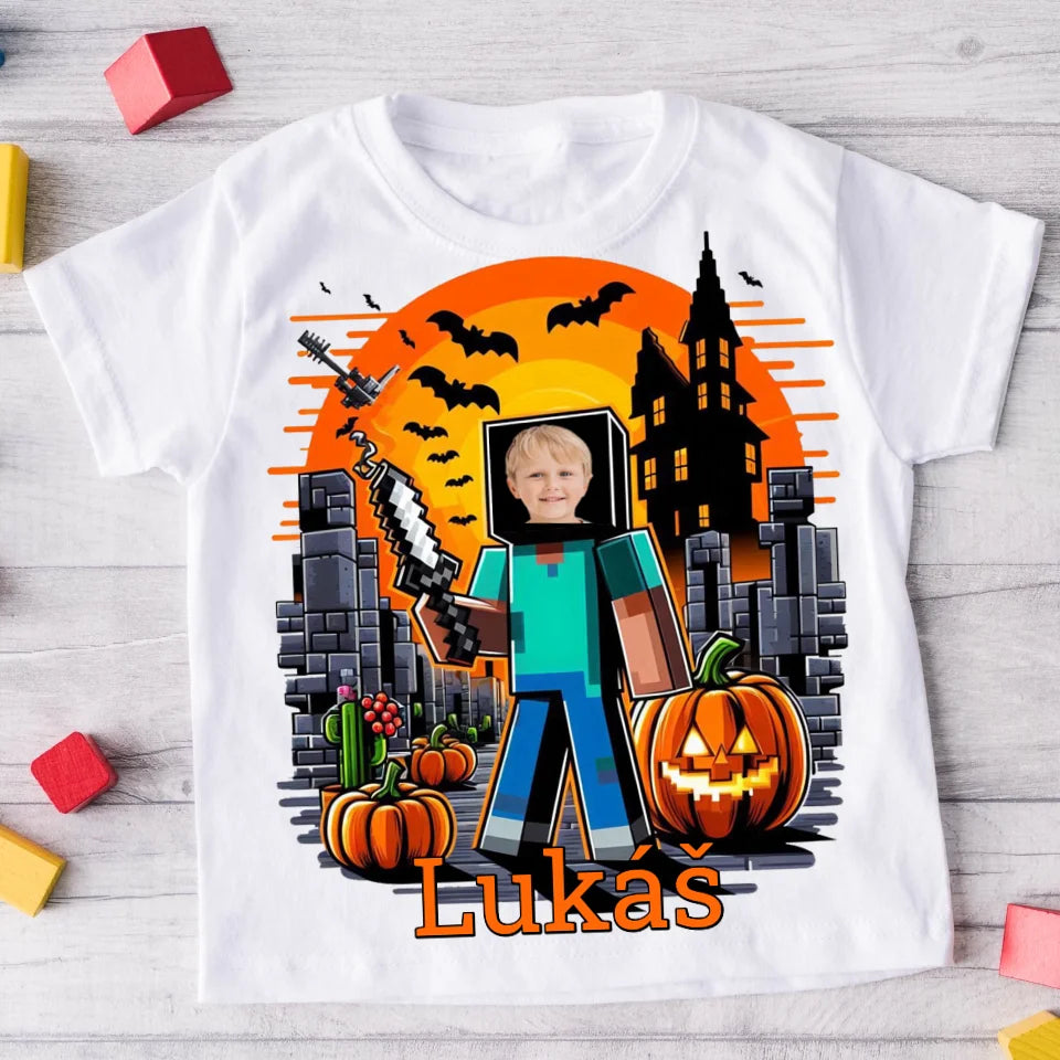 Tričko s fotkou vašej tváre - Personalizované - Halloweensky darček #5530