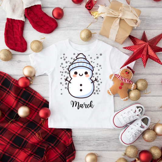 Vianočné tričko pre rodinu - Personalizované - Vianočný darček #4112