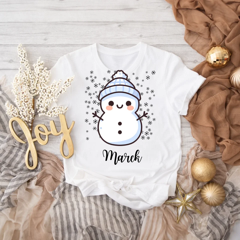 Vianočné tričko pre rodinu - Personalizované - Vianočný darček #4112
