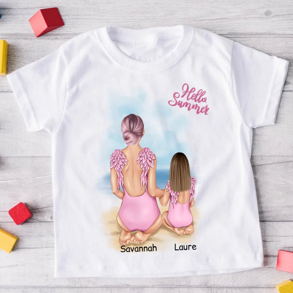 Tričká s potlačou - mama s dcérou #19