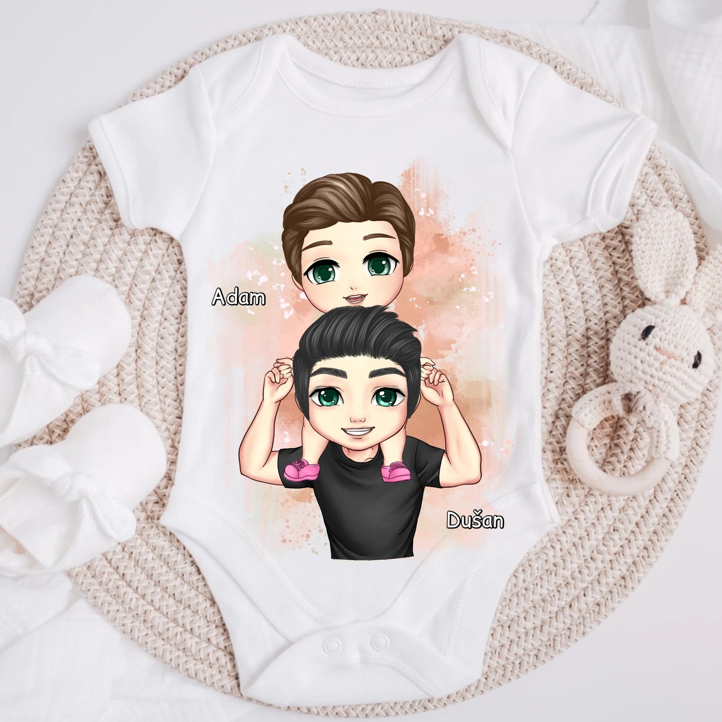 Tričká s potlačou pre otca + syn #11