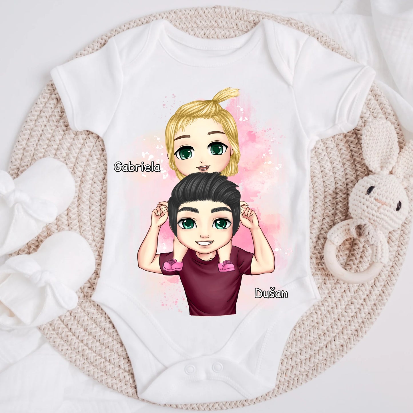 Tričká s potlačou pre otca + dcérka #14