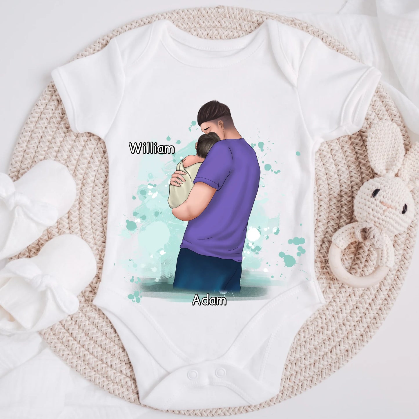 Tričká s potlačou pre otca a dieťa #17