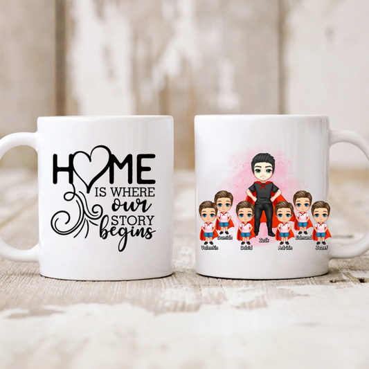 Hrnček pre otca + 1-6 dieťa		#S40