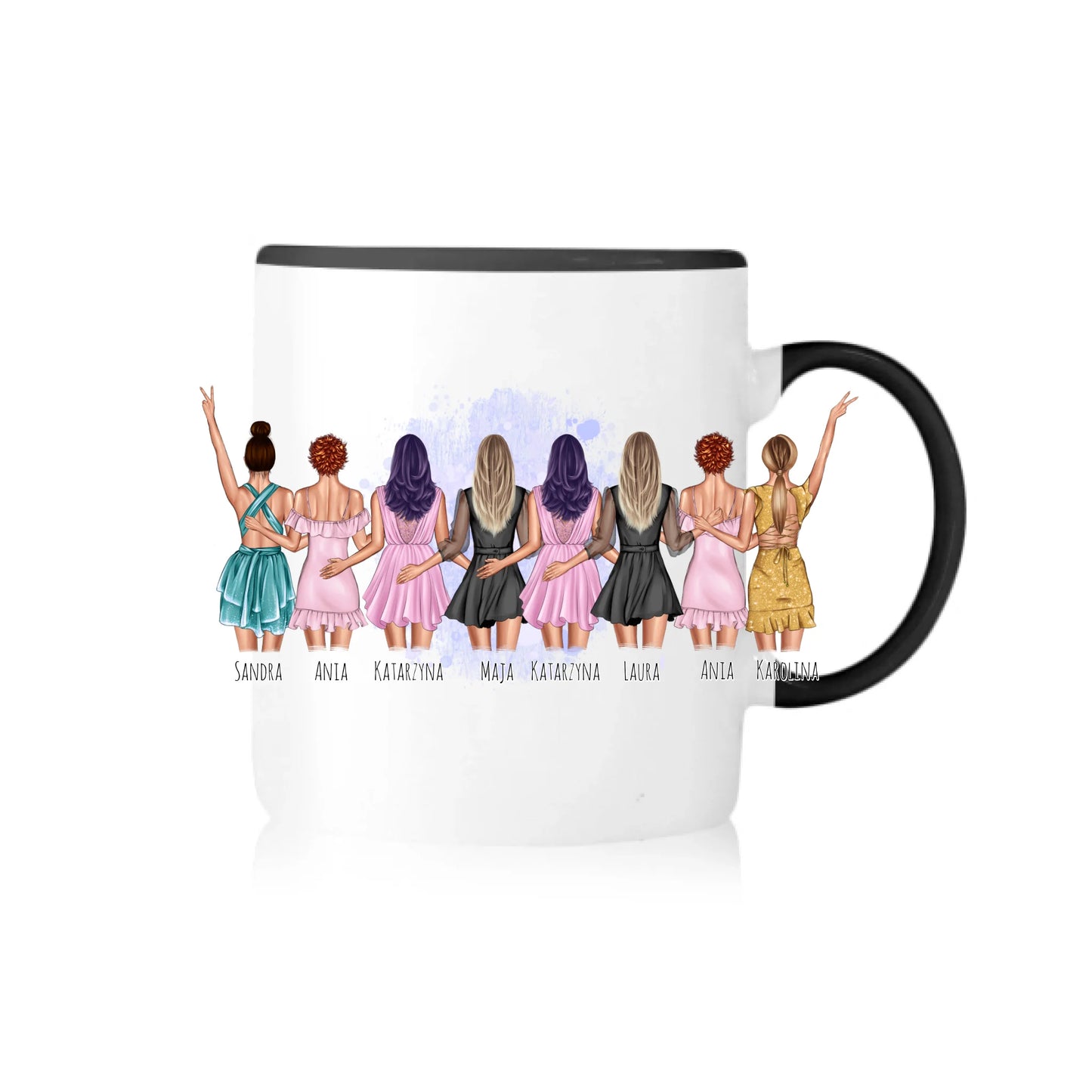 Hrnčeky pre priateľky 8 osoby #11u