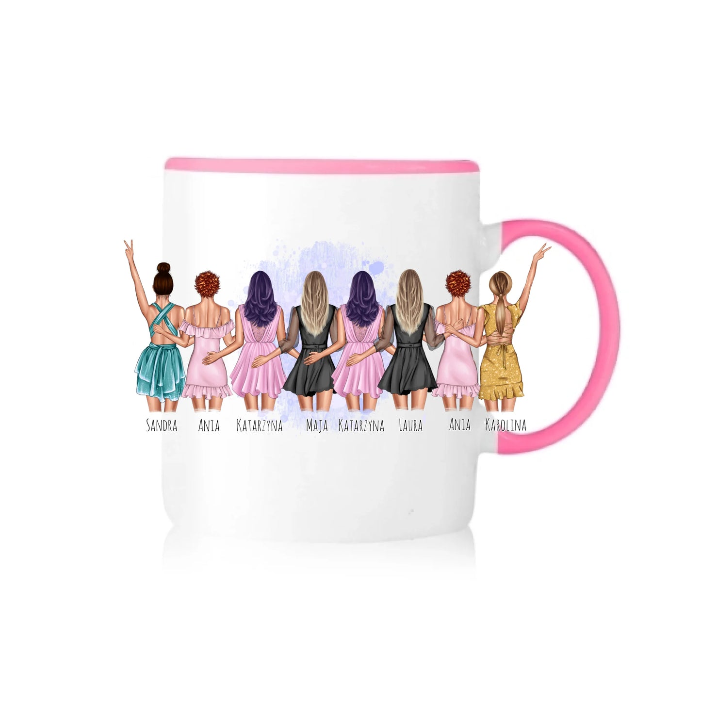 Hrnčeky pre priateľky 8 osoby #11u