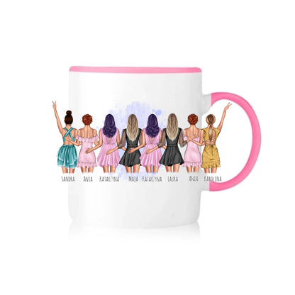 Hrnčeky pre priateľky 8 osoby #11u