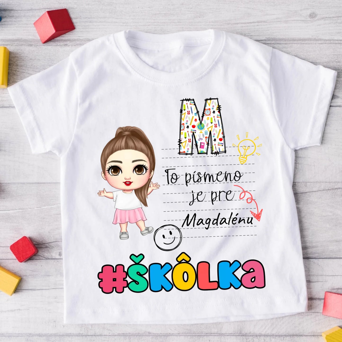 Tričko personalizované pre predškolákov #3