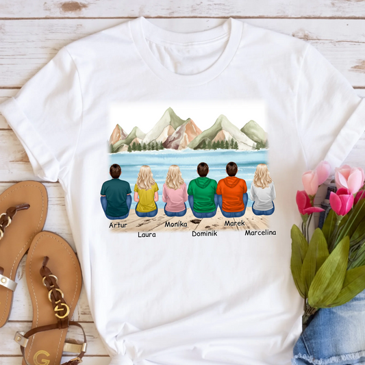 Tričká s potlačou pre priateľky - žena alebo muž max. max. 1-6 osoby #34