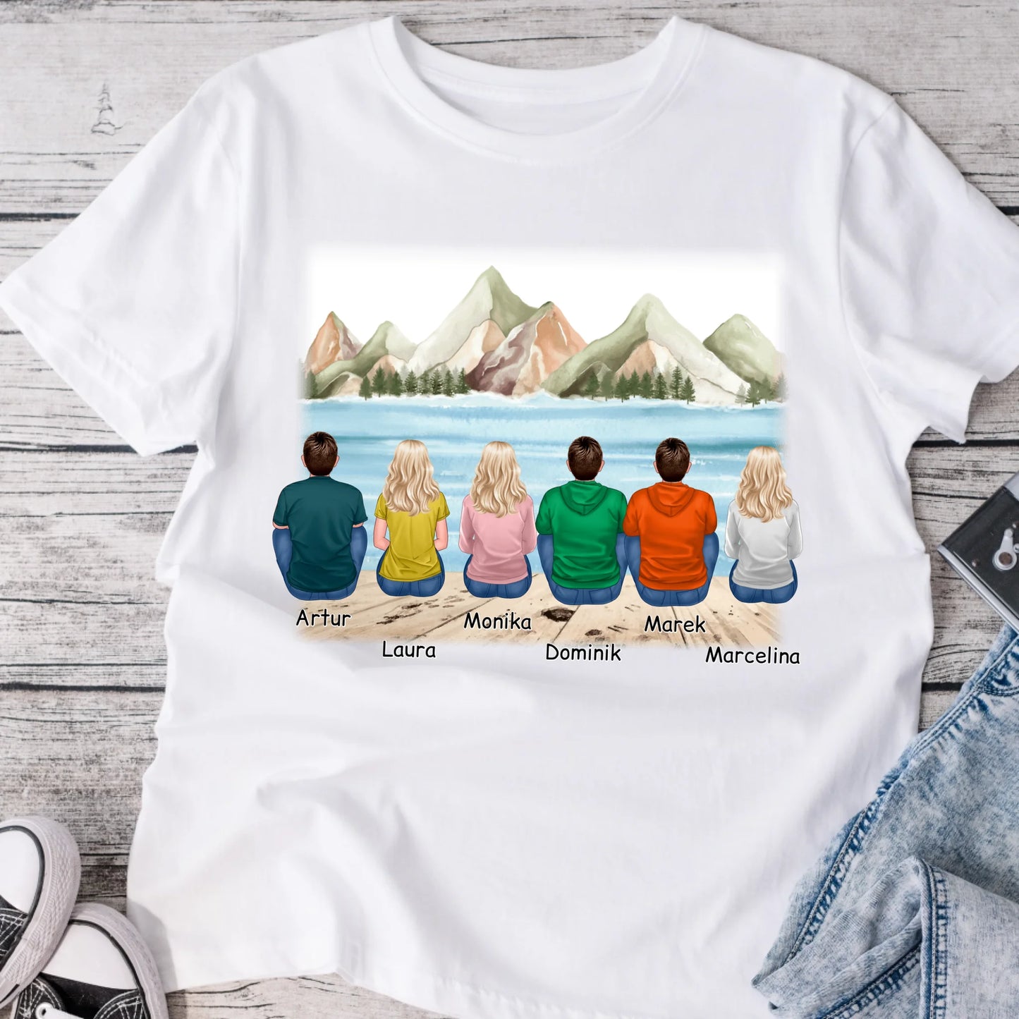 Tričká s potlačou pre priateľky - žena alebo muž max. max. 1-6 osoby #34