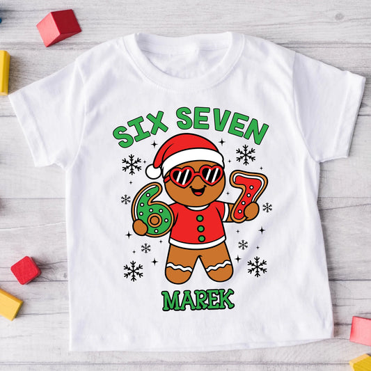 Detské tričko - 67 - six seven - Darček na Vianoce #8125
