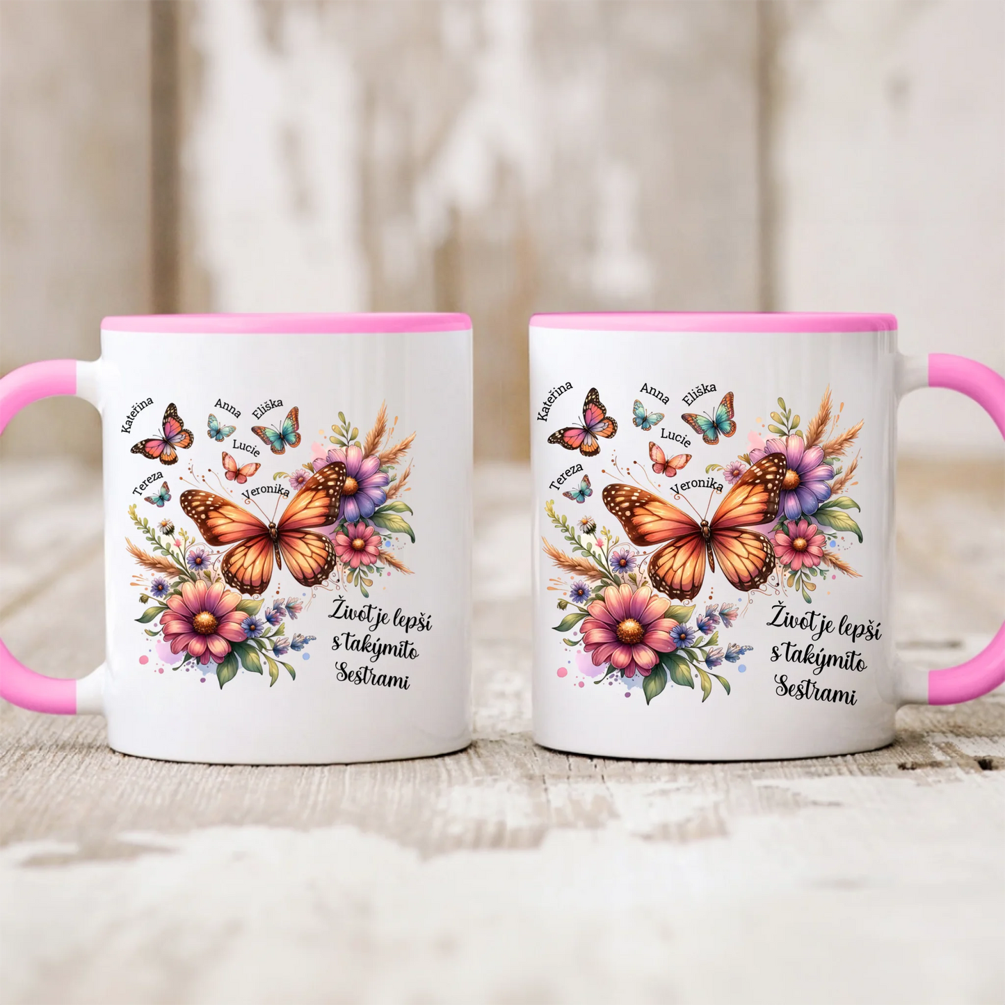 Hrnček pre sestry/kamarátky – Život je lepší s takýmito sestrami #82134