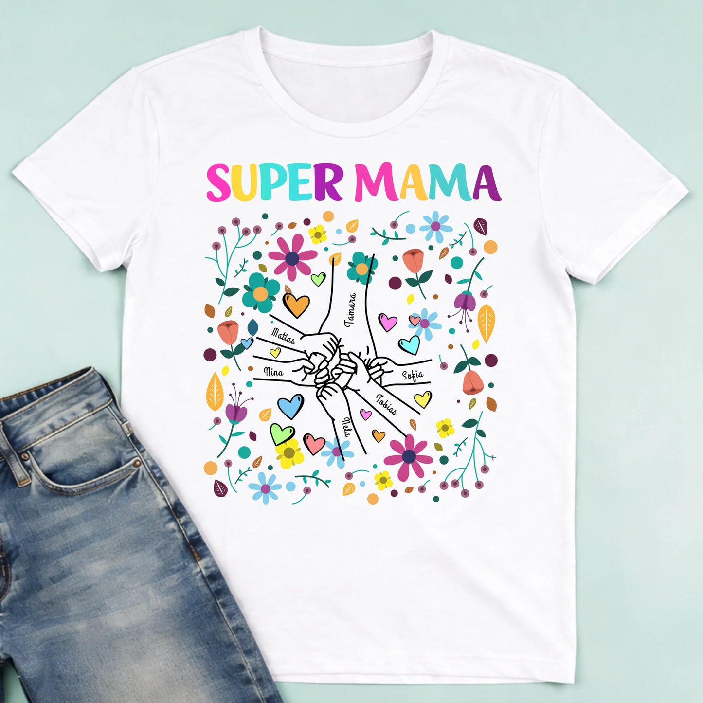 męska biała koszulka przód 1