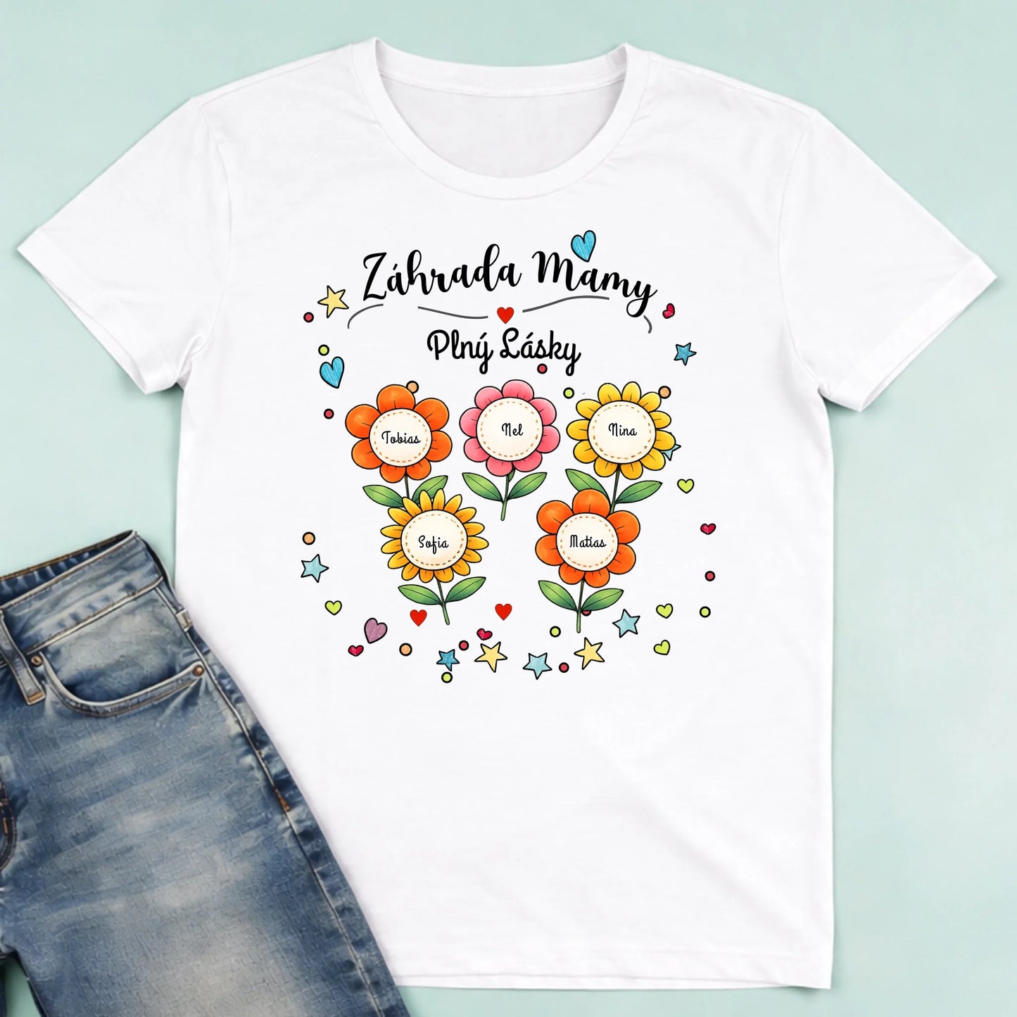 męska biała koszulka przód 1