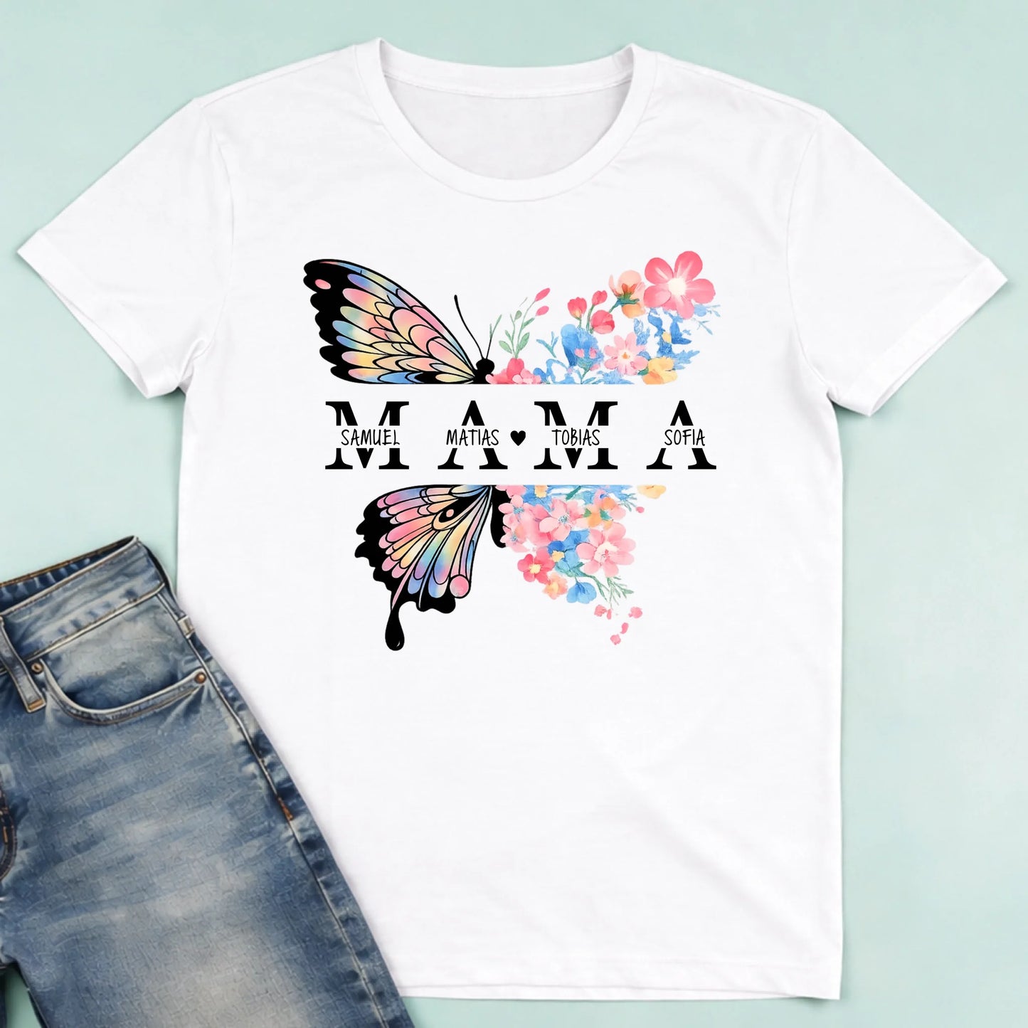 męska biała koszulka przód 1