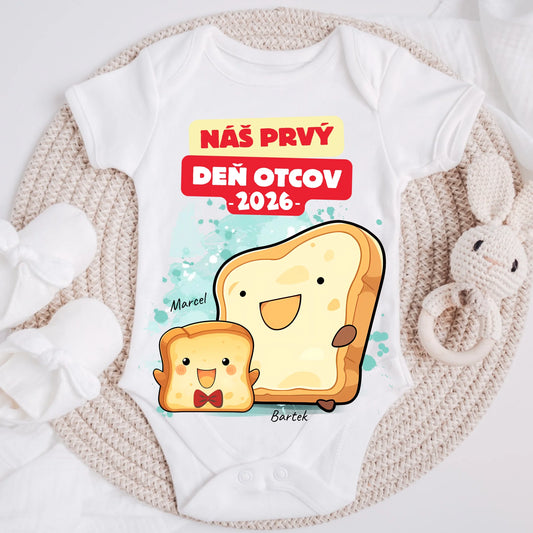 Tričko so vzorom otca a bábätka - Personalizované (rodinné) #941